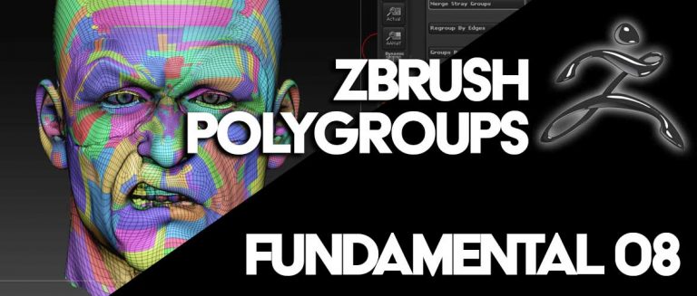 08 ZBrush Fundamental “PolyGroups”